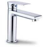 Automatic Short Washbasin Faucet Brass, Chrome Color