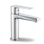 Automatic Short Washbasin Tap Brass, Chrome Color