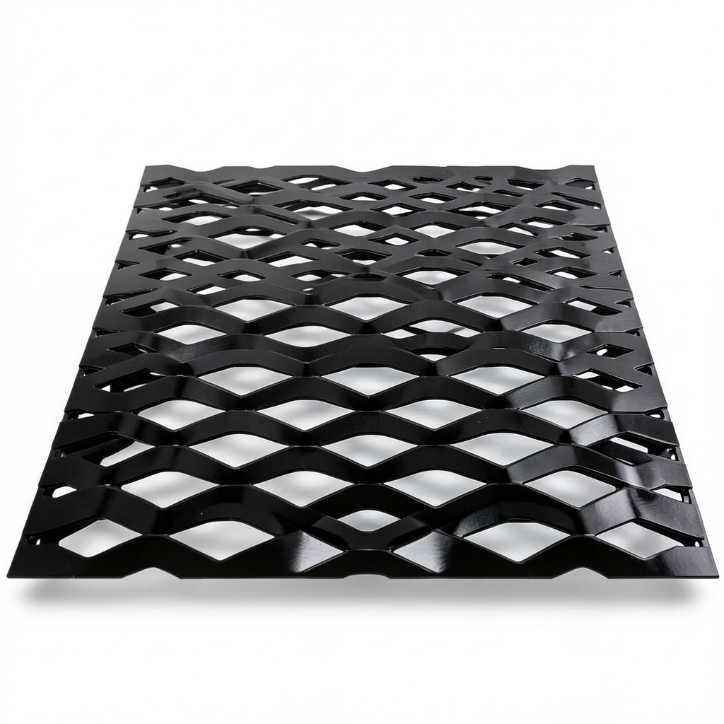 Hot Rolled Black Steel Expanded Metal Mesh Thickness 2.3 mm Width 2.44 m Length 7 m