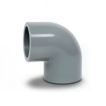 UPVC Plastic Elbow 90° Size 50 mm Gray