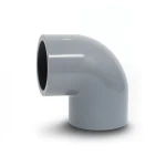 UPVC Plastic Elbow 90° Size 63 mm Gray