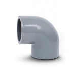 UPVC Plastic Elbow 90° Size 90 mm Gray