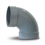 UPVC Elbow 90° Non Pressure Size 90 mm Gray Color