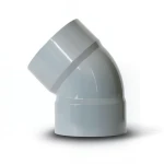 UPVC Elbow 45° Non Pressure Size 50 mm Gray