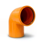 UPVC Elbow 87° Non Pressure Size 160 mm Orange