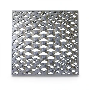 Hot Rolled Expanded Mesh Memari Form Thickness 3.8 mm Size 1.22×3 M