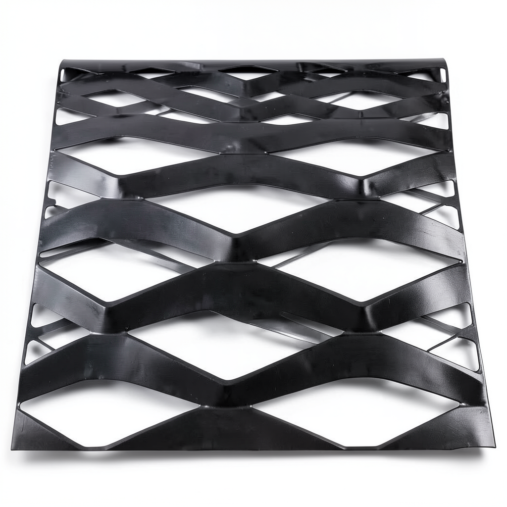 Hot Rolled Black Steel Expanded Metal Mesh Thickness 2.7 mm Width 2.44 m Length 7 m