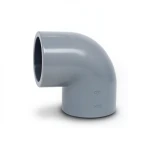 UPVC Plastic Elbow 90° Size 63 mm Gray