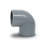 UPVC Plastic Elbow 90° Size 90 mm Gray