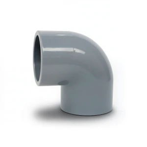 UPVC Plastic Elbow 90° Size 90 mm Gray