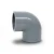 UPVC Plastic Elbow 90° Size 90 mm Gray - Image 1