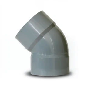 UPVC Elbow 45° Non Pressure Size 160 mm Gray Color