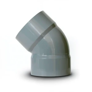 UPVC Elbow 45° Non Pressure Size 75 mm Gray