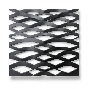 Hot Rolled Black Steel Expanded Metal Mesh Thickness 2.8 mm Width 2.44 m Length 5 m