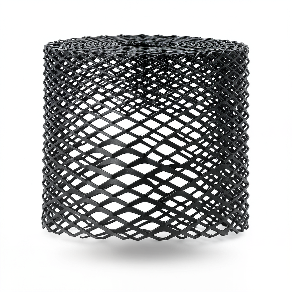 Hot Rolled Black Steel Expanded Metal Mesh Thickness 2.8 mm Width 2.44 m Length 6 m
