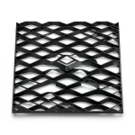 Hot Rolled Black Steel Expanded Metal Mesh Thickness 3 mm Width 2.44 m Length 1 m