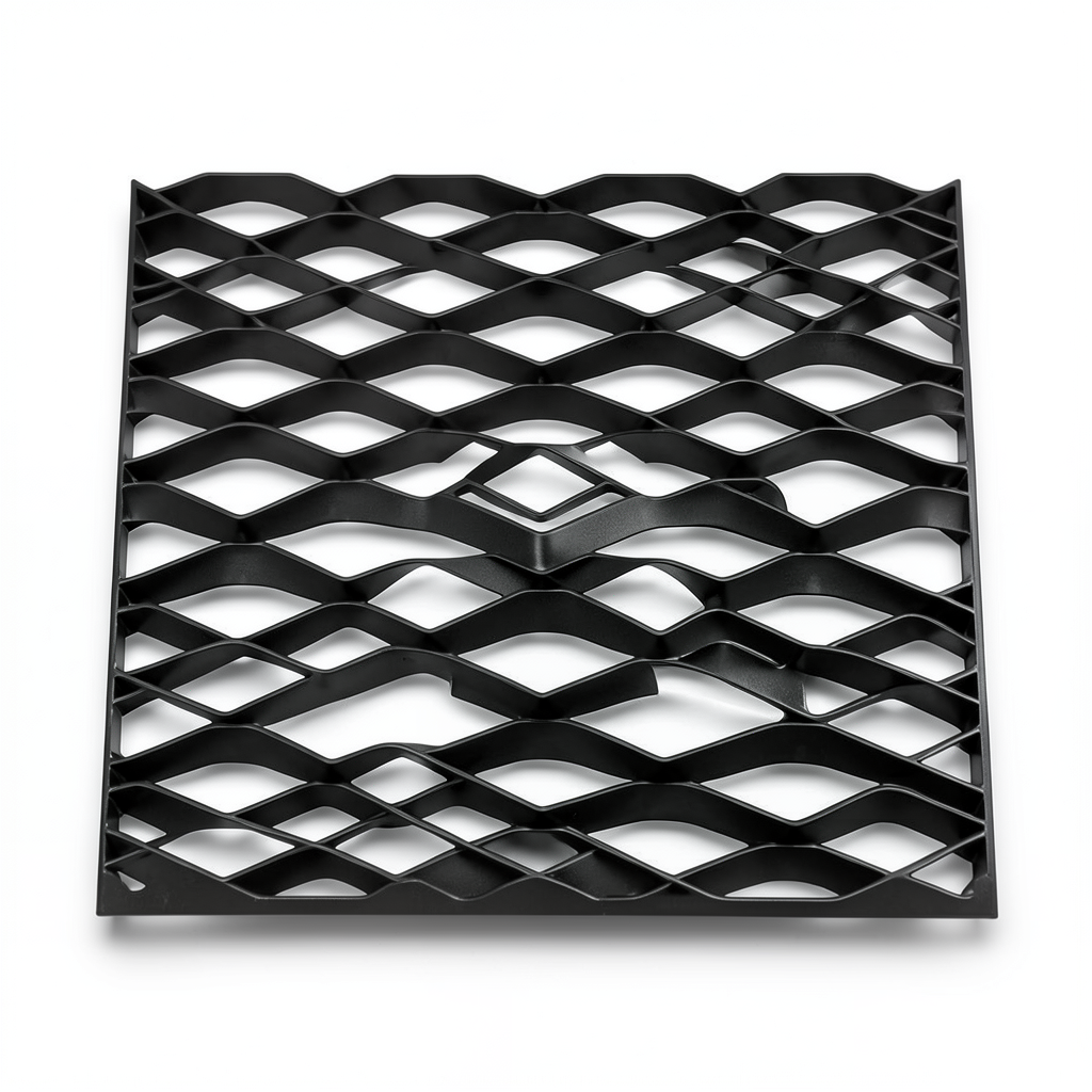 Hot Rolled Black Steel Expanded Metal Mesh Thickness 3 mm Width 2.44 m Length 1 m