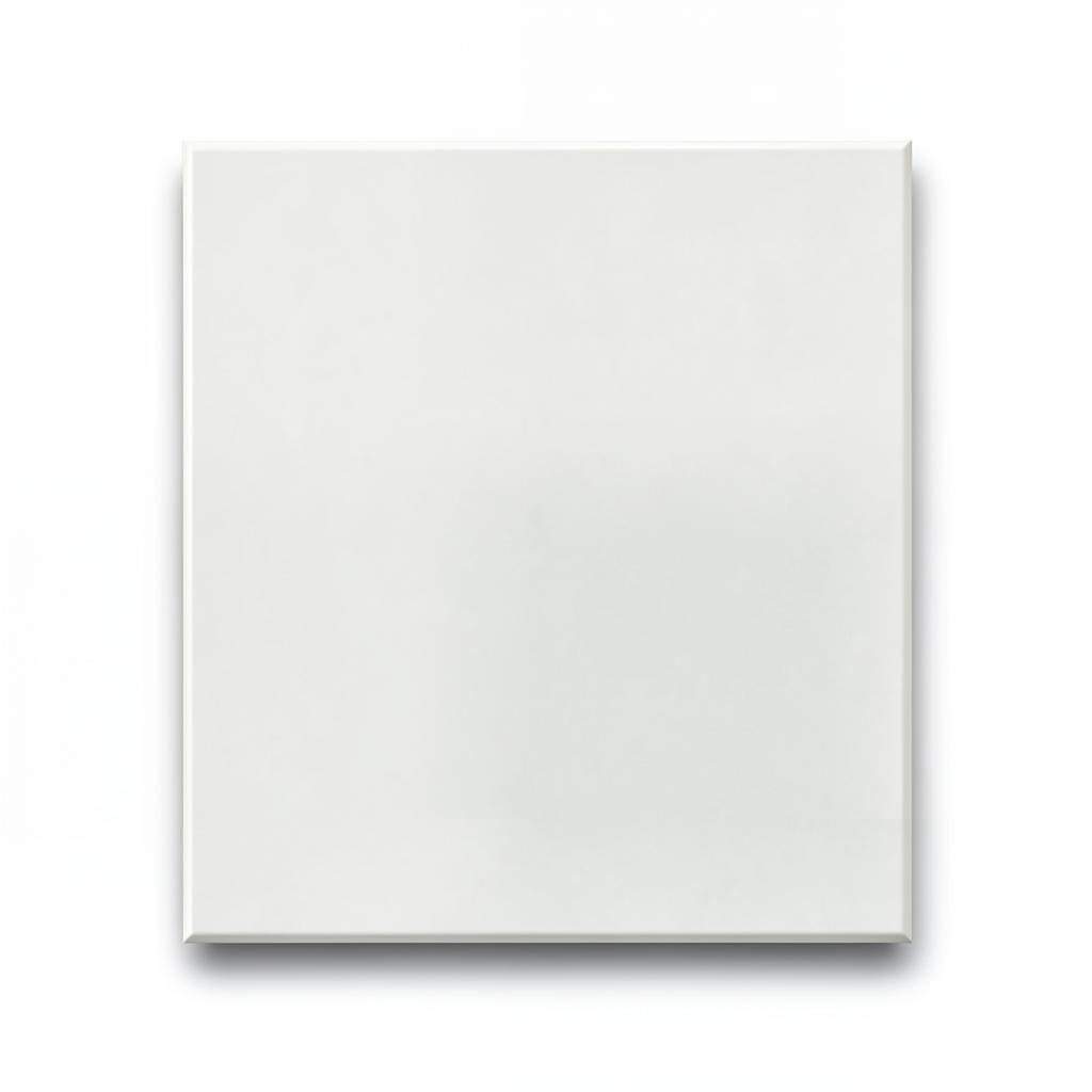 Porcelain Floor Tiles 10 mm Thickness, 45x45 cm Size, Matt White, Croma Mall Model