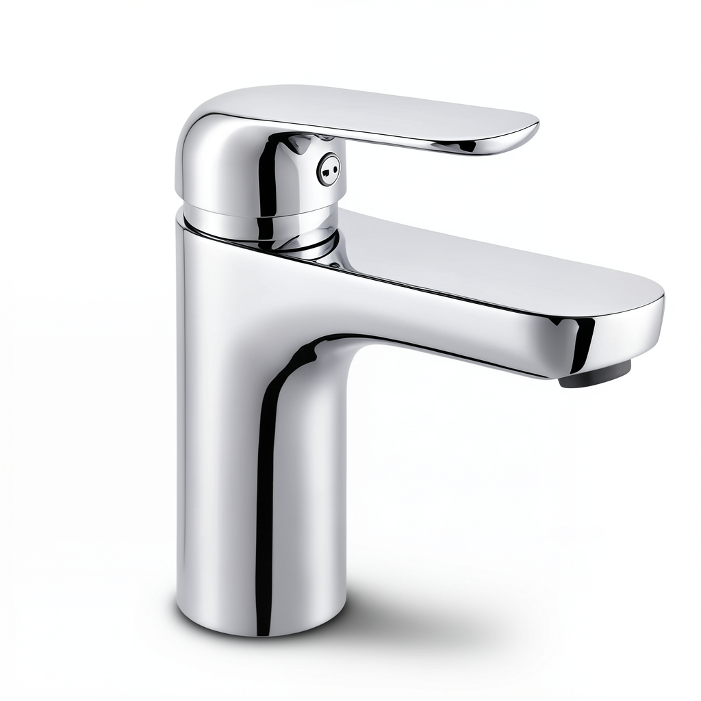 Automatic Short Wash Basin Faucet Brass, Chrome