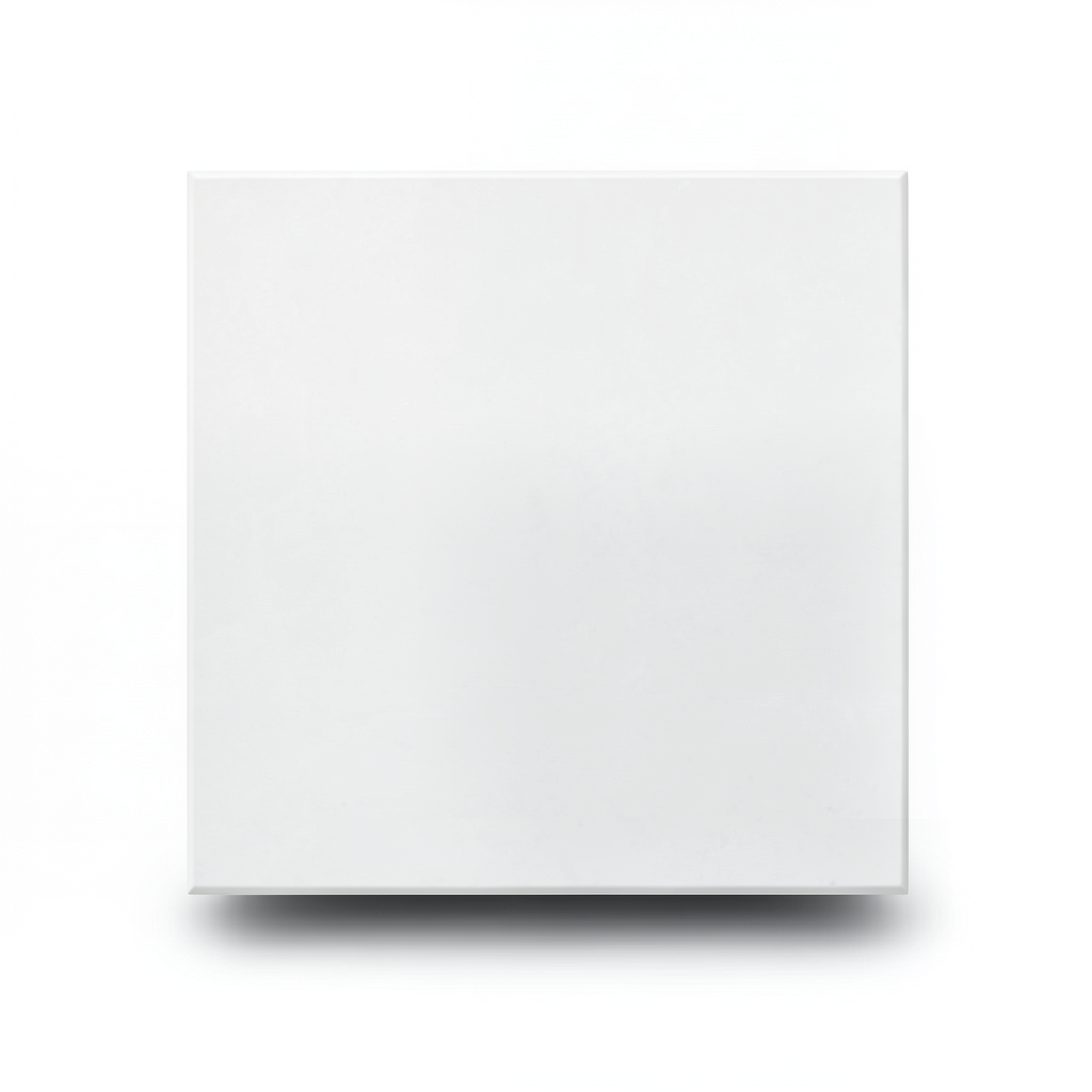 Porcelain Flooring 10 mm Height 60x60 cm Matt White, Croma Mall Model