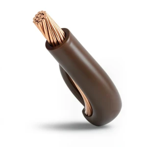 سلك كهرباء مجدول نحاس 2.5 ملم 450/750 فولت معزول PVC بني