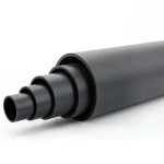 HDPE Pipe Nominal Pressure 4 Bar PE 100 OD 200 mm SDR 33 Black