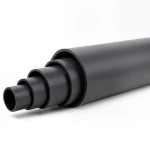 HDPE Plastic Pipe Pressure 3.2 Bar PE 100 Size 500 mm SDR 41 Black