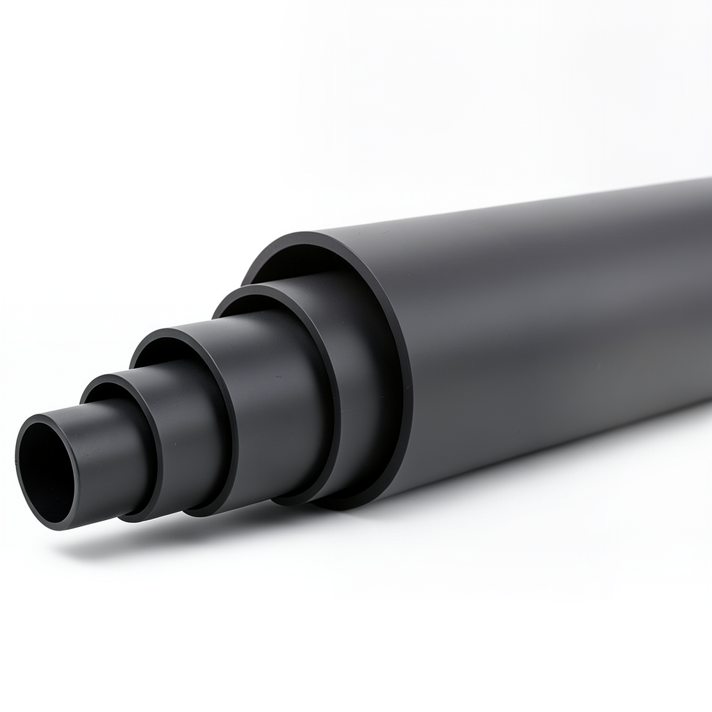 مواسير بلاستيك HDPE ضغط 3.2 بار PE 100 قطر خارجي 500 مم SDR 41 لون أسود