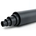 HDPE Polyethylene Pipe 4 Bar Pressure PE 100 Outer Diameter 250 mm SDR 33 Black