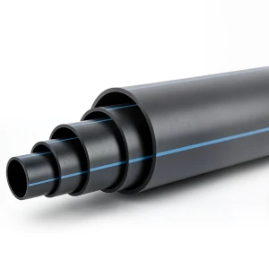 HDPE Pipe Pressure 4 Bar PE 100 Size OD 180 mm SDR 33 Black
