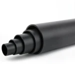 HDPE Pipe Nominal Pressure 4 Bar PE 100 OD 200 mm SDR 33 Black