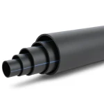 أنابيب بلاستيك HDPE ضغط 4 بار PE 100 قطر خارجي 315 مم SDR 33 لون أسود