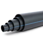 أنابيب HDPE ضغط 4 بار PE 100 قطر خارجي 560 مم SDR 33 لون أسود