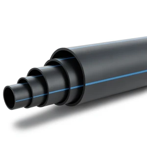 HDPE Pipe Pressure 9.9 Bar PE 100 Size OD 180 mm SDR 13.6 Black