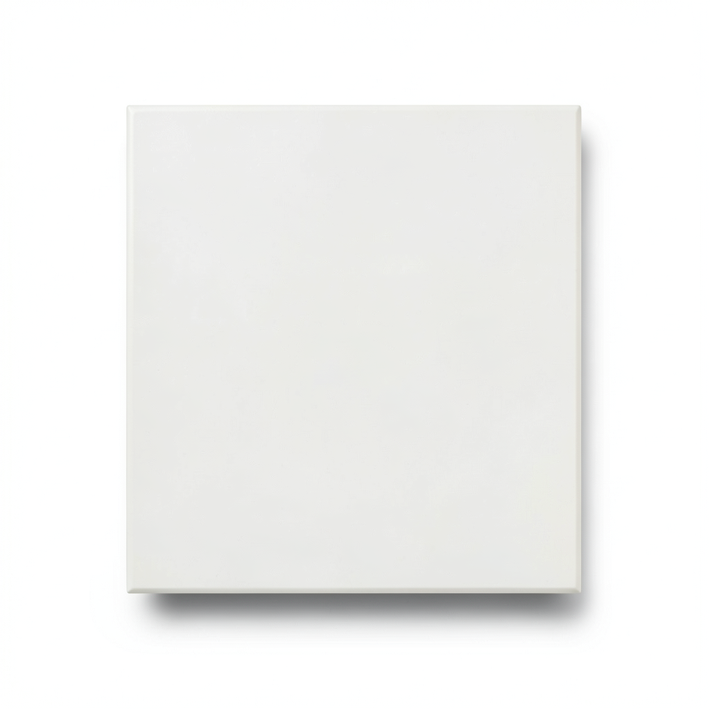 Porcelain Floor Tiles 10 mm Thickness, 45x45 cm Size, Matt White, Croma Mall Model