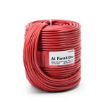 Single Core Solid Copper Cable PVC 70 ºC Insulation 1.5 mm² 450/750 Volt 300 Feet Red | Al Fanar