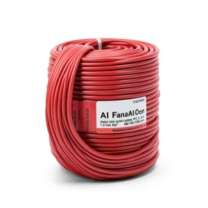 سلك نحاس مصمت احادى النواة معزول PVC 70º مقاس 1.5 مم² 450/750 فولت طول 300 قدم لون احمر | شركة الفنار