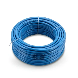 سلك نحاس مصمت احادى النواة معزول PVC 70º مقاس 1.5 مم² 450/750 فولت طول 300 قدم أزرق | شركة الفنار
