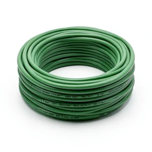 سلك نحاس مصمت احادى النواة معزول PVC 70º مقاس 1.5 مم² 450/750 فولت طول 300 قدم أخضر | شركة الفنار