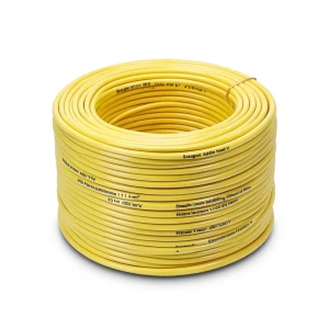 سلك نحاس مصمت احادى النواة معزول PVC 70º مقاس 1.5 مم² 450/750 فولت الطول 300 قدم أصفر | شركة الفنار