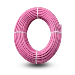 سلك نحاس مصمت احادى النواة معزول PVC 70º مقاس 1.5 مم² 450/750 فولت 300 قدم لون زهري | شركة الفنار