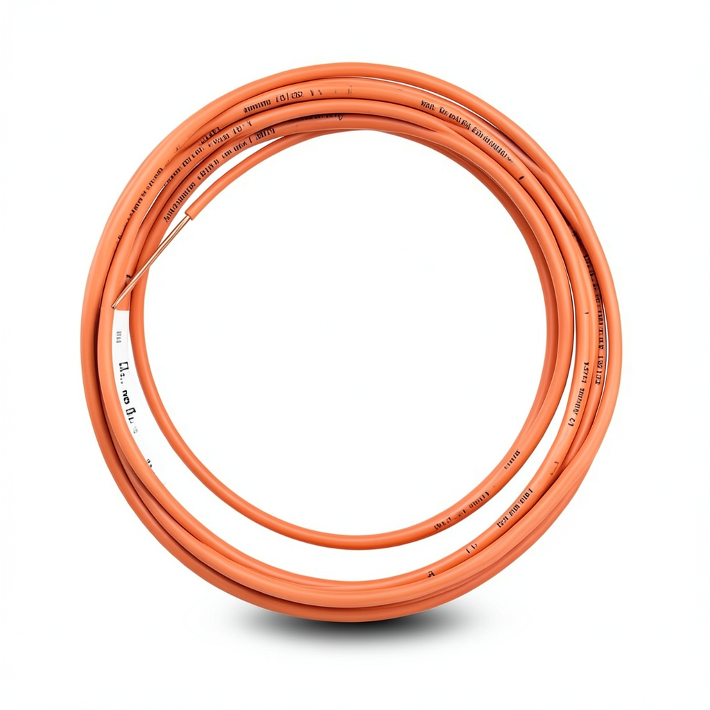 Single Core Solid Copper Cable PVC 70 ºC Insulation 1.5 mm² 450/750 Volt 300 Feet Orange | Al Fanar