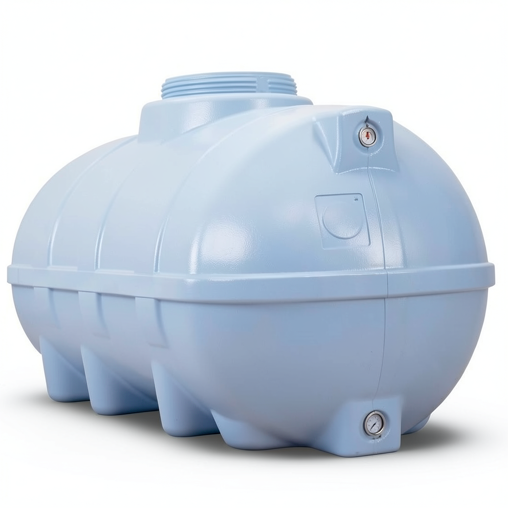 Water Tank 80000 Liter Fiberglass Horizontal, Diameter 300cm & 350cm
