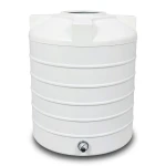 Water Tank Polyethylene Vertical 9000 liter Capacity, 357 cm Diameter