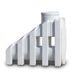 Water Tank Polyethylene Staircase 2250 liter Capacity, 273x100x132-149 cm