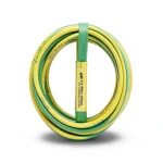 سلك نحاس مصمت مقاوم للحراره احادى النواة معزول PVC 90º مقاس 2.5 مم² 450/750 فولت طول 300 قدم أصفر مع الأخضر | شركة الفنار