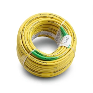 سلك نحاس مصمت مقاوم للحراره احادى النواة معزول PVC 90º 4 مم² 450/750 فولت 300 قدم اصفر مع الاخضر | شركة الفنار