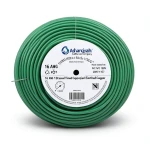 سلك كهرباء مفرد نحاس مجدول 16 AWG مطلي قصدير 1000 فولت عزل PVC +105°C أخضر 2500 قدم | شركة كابلات الشرقية للصناعة