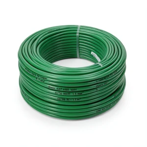 سلك نحاس مصمت احادى النواة معزول PVC 70º مقاس 1.5 مم² 450/750 فولت طول 300 قدم أخضر | شركة الفنار