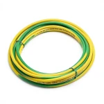 سلك نحاس مصمت مقاوم للحراره احادى النواة معزول PVC 90º 4 مم² 450/750 فولت 300 قدم اصفر مع الاخضر | شركة الفنار
